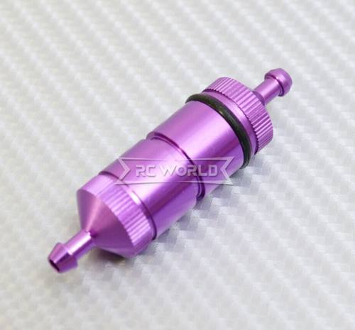 RC 1/8 Nitro Engine FUEL FILTER For Gas Lines -PURPLE-