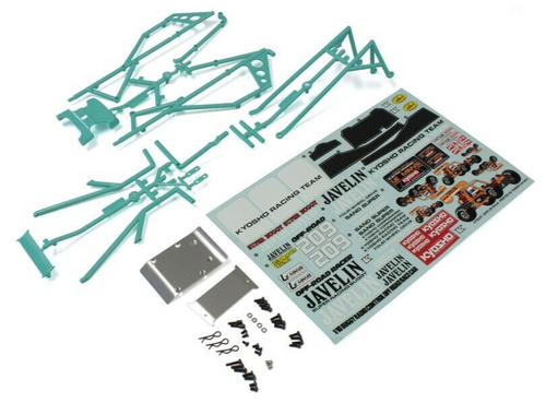 Kyosho Javelin BODY FRAME W/ Decals *GREEN* #OTB247GR