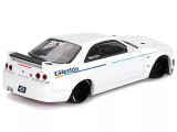 Mini GT KAIDO 1/64 NISSAN SKYLINE GT-R R33 Greedy Die Cast Model - WHITE-