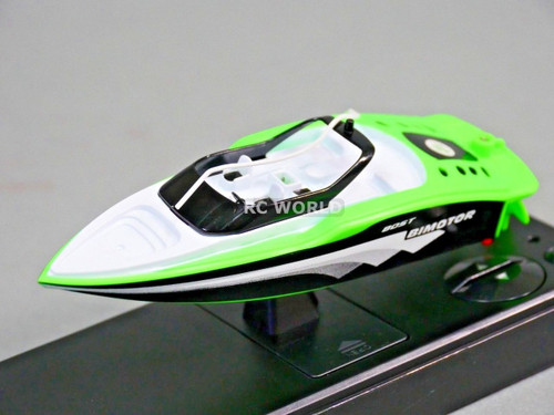 RC Micro Boat MINI RC Deck Boat -Green - 40MHz