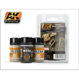 AK Interactive WOOD WEATHERING Set AK260