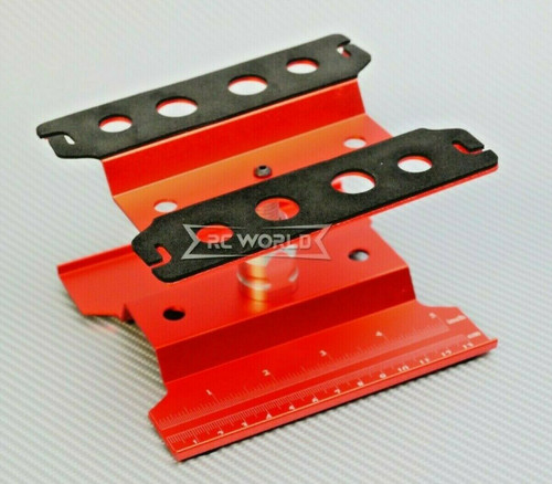 1/10 Metal WORK STAND Maintenance Lift Chassis Tool -RED-