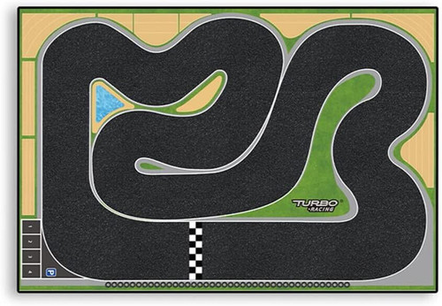 RC 1/76 Micro Car RACE TRACK 47" X 32" Roll Up Track