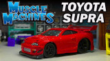 Muscle Machine 1/64 TOYOTA SUPRA MK4 Die Cast -RED-