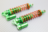 GPM Metal Piggyback SHOCKS 100mm For Traxxas RUS4102RL-Green (2PCS)