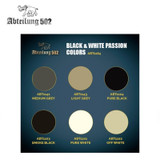 Abteilung502 BLACK & WHITE Passion COLOR Set Dense Acrylic Set