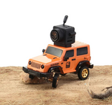 RC 1/64 Micro JEEP WRANGLER 4x4 w/ LED w/Camera+ FPV Goggles RTR -GREEN-