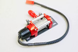 RC 1/10 Scale ELECTRIC WINCH W/ SWITCH Metal For Trucks -RED-