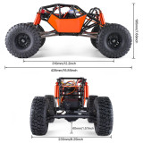  RC 1/10 ROCK BUGGY CRAWLER 4WD Tubular Frame - RTR -GREEN-