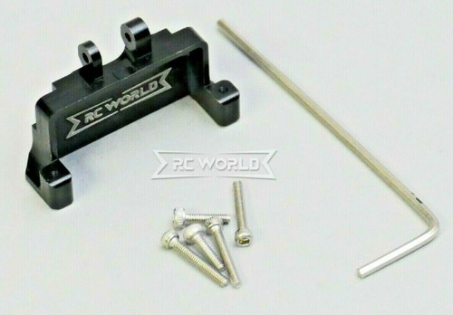 For 1/24 Axial SCX24 Upgrade METAL Front SERVO MOUNT Axle Bracket BLACK