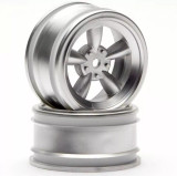 HPI Vintage 5 SPOKE Wheels 26mm -SILVER- #3815