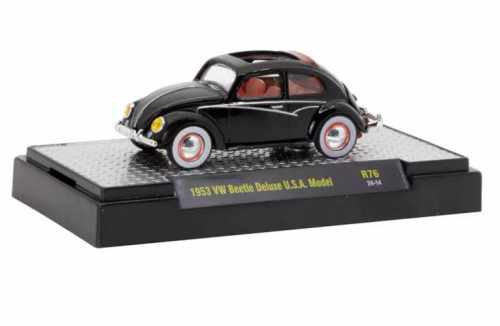 M2 Machines 1/64 1953 VOLKSWAGEN BEETLE USA  -BLACK-