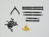 Axial SCX24 1/24 Metal TRAILING ARM Set BLACK