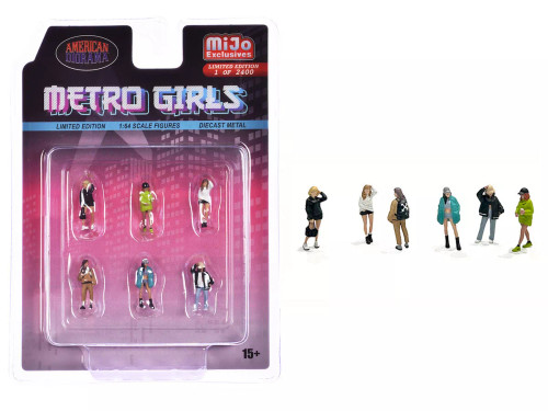 American Diorama 1/64 METRO GIRLS Die Cast FIGURES