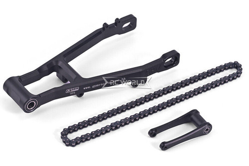 For 1/4 Losi Promoto Bike EXTENDED REAR SWING ARM Upgrade #MX3057 -BLACK-