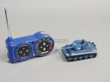 RC Micro TANK Mini RC KING TIGER TANK  W/ Engine Sounds GRAY