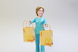 RC 1/10 Scale FAST FOOD Resturant Bags McDonalds (5) BAG