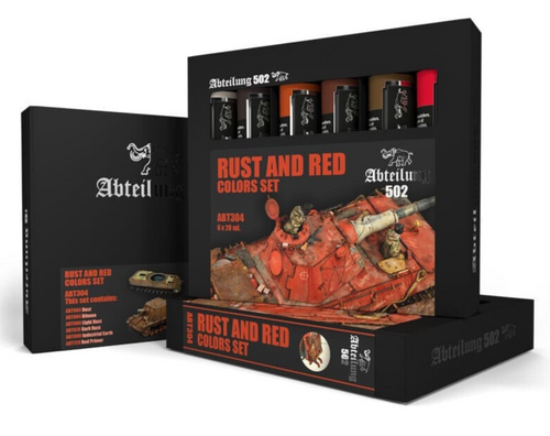 Abteilung502 RUST & RED Colors Set OIL Paints