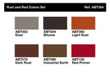 Abteilung502 RUST & RED Colors Set OIL Paints