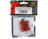 DS Racing 1/10 SCALE NUTS -SHORT RED (24 PCS) #DEN-1RA