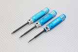 RC Mini TOOL Set 7 PCS Hex Driver Set Lightweight - BLUE -