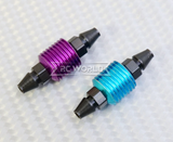 RC 1/10 Nitro Engine FUEL FILTER *SHORT* For Gas Lines -PURPLE-