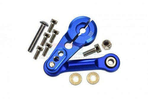 GPM Arrma Aluminum SERVO HORN Kraton Senton Typhon Tailon #mak16025t Blue