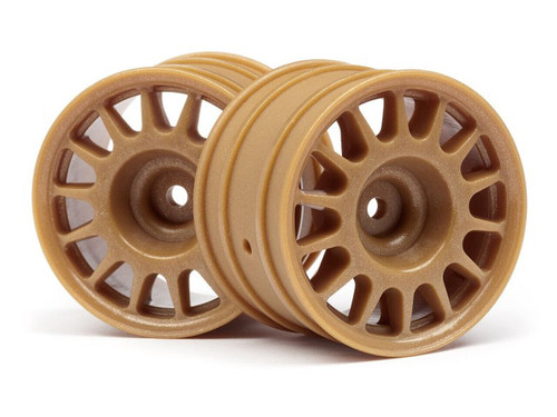 HPI WR8 Rally WRC WHEELS 48x33mm (2PCS) -GOLD- #107971