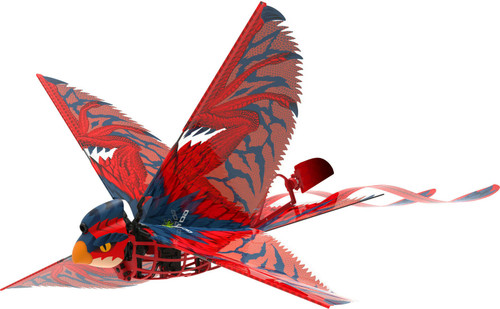 RC Bird DRAGON Ornithopter Flapping Wings 2.4GHZ RTF -RED-