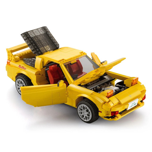 Cada RC 1/12 MAZDA RX7 Initial D Building Blocks Car w/ RC System -KIT- *YELLOW*