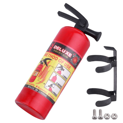 1/10 Scale FIRE EXTINGUISHER Deluxe W/ Holder + Hardware