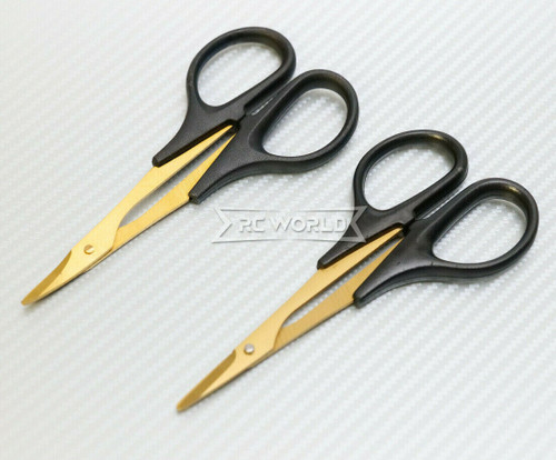 RC Scissors Curved + Straight 5" Scissor (2pcs)