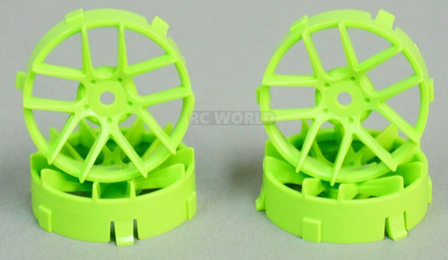  1/10 Tetsujin JASMINE GREEN Adjustable Offset 3-6-9mm -4 RIMS