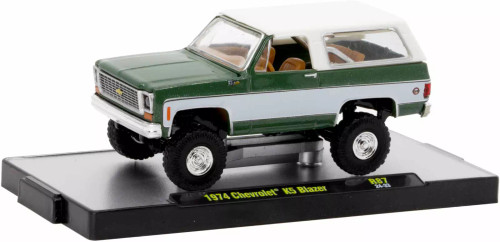 1/64 M2 Machines 1974 CHEVY K5 BLAZER 4X4 TRUCK  -GREEN-