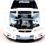 Mini GT KAIDO 1/64 NISSAN SKYLINE GT-R R33 Greedy Die Cast Model - WHITE-