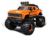 RC 1/10 1979 FORD F600 Crew Cab B50 4WD Monster Truck *RTR* -ORANGE-