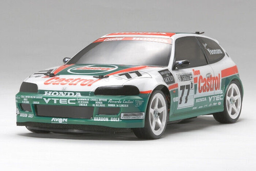 Tamiya 1/10 Body Shell HONDA CIVIC Hatchback Team CASTROL *Clear* #51421