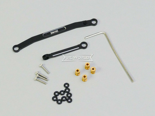 Axial SCX24 1/24 Metal Front STEERING ARMS BLACK