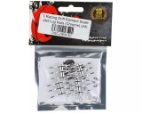 DS Racing 1/10 SCALE NUTS -BULLET CHROME (24 PCS) #DEN-3C