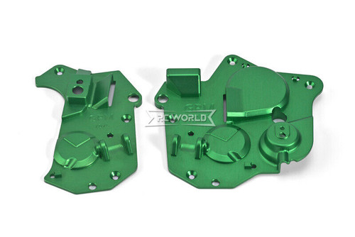 For 1/4 Losi Promoto Bike CHASSIS SIDE COVER Metal Upgrade #MX013 -GREEN-