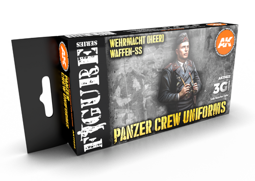 AK Interactive 3G Panzer Crew Black Uniforms Set AK-11622