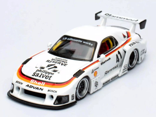 1/64 MAZDA RX7 (FD3S) LB-SUPER SILHOUETTE Model Car -WHITE-