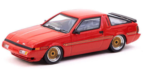 Tarmac 1/64 MITSUBISHI STARION Diecast Model Car -RED-