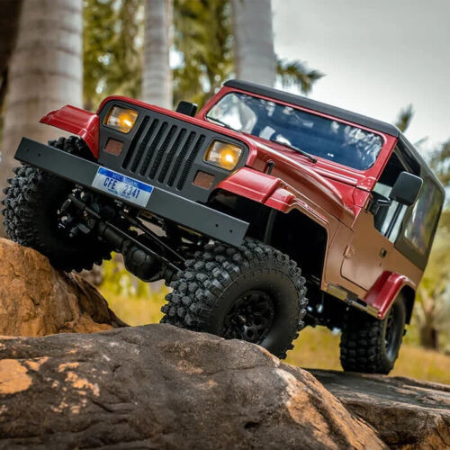 RC 1/10 JEEP WRANGLER 4X4 W/ LED Lights*RTR* RED