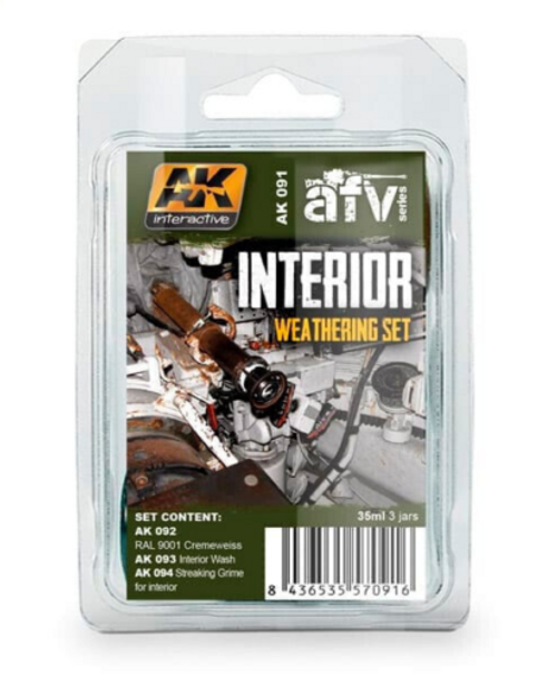 AK Interactive INTERIOR WEATHERING Set AK091