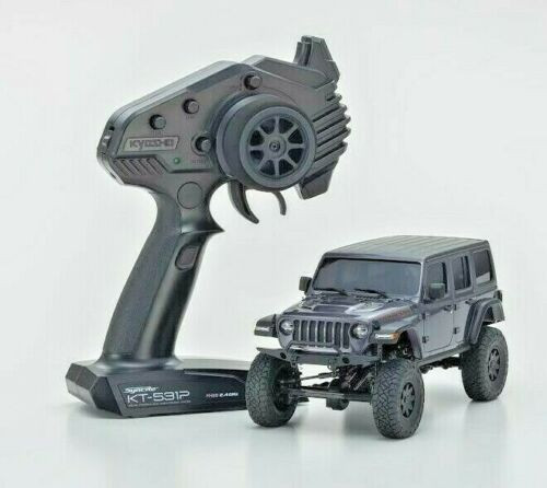 Kyosho RC 1/28 Mini Z JEEP WRANGLER Rubicon Ready Set GREY -RTR-