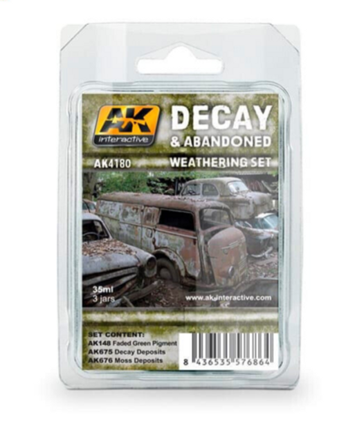 AK Interactive Decay & Abandoned Weathering Set AK4180