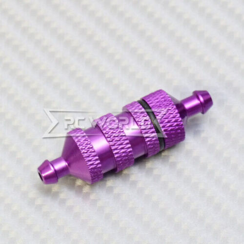 RC 1/10 Nitro Engine FUEL FILTER For Gas Lines -PURPLE-