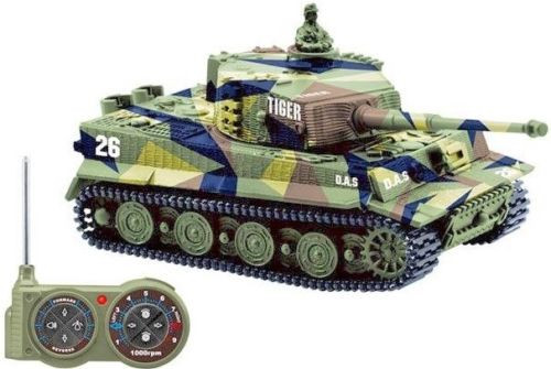 RC Micro TANK Mini RC KING TIGER TANK  W/ Engine Sounds G-CAMO