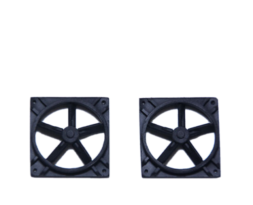 RC Scale COOLER FAN V2 Scale Engine Accessories (2pcs) BLACK